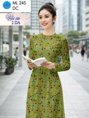 Vải Áo Dài Hoa Văn AD ML245