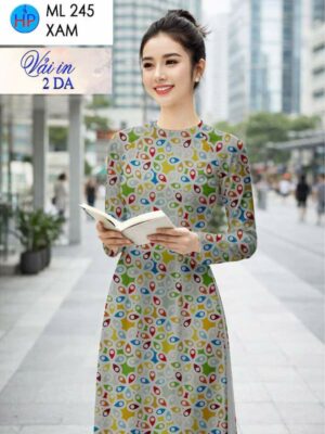 Vải Áo Dài Hoa Văn AD ML245