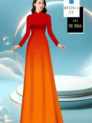 Vải Áo Dài Chuyển Sắc AD BT235-1