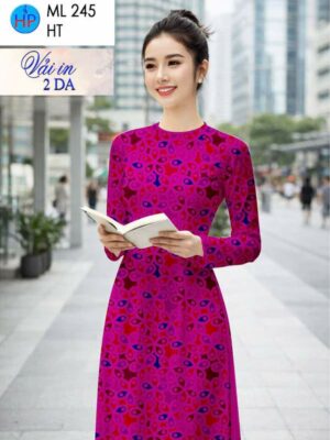 Vải Áo Dài Hoa Văn AD ML245