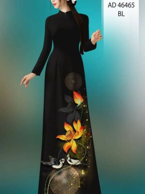 Vải Áo Dài Hoa Sen AD 46465