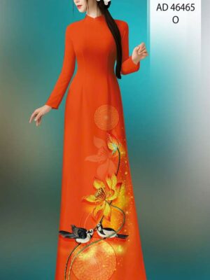 Vải Áo Dài Hoa Sen AD 46465