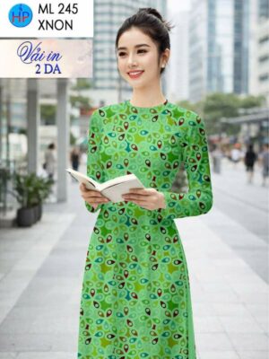Vải Áo Dài Hoa Văn AD ML245