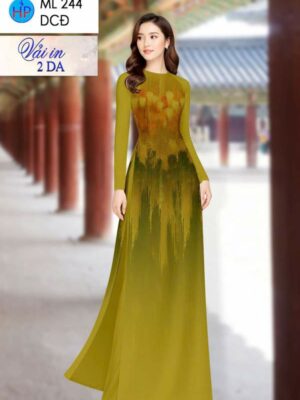 Vải Áo Dài Hoa Văn AD ML244