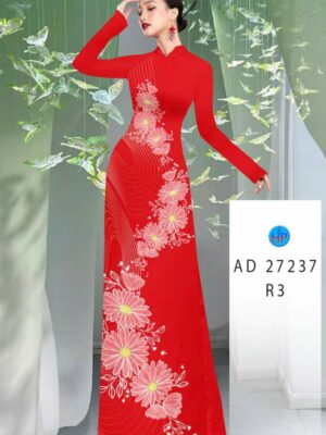 Vải Áo Dài Hoa Cúc AD 27237