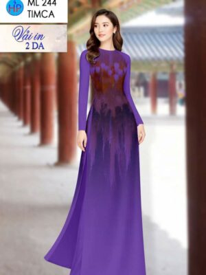 Vải Áo Dài Hoa Văn AD ML244