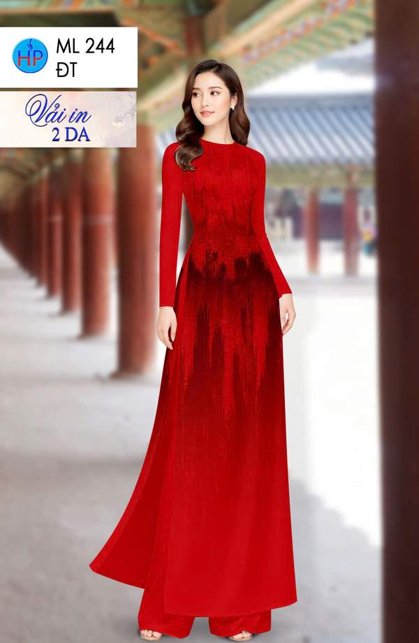 Vải Áo Dài Hoa Văn AD ML244
