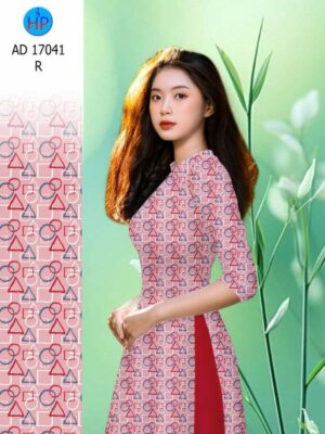 Vải Áo Dài Hoa Văn AD 17041