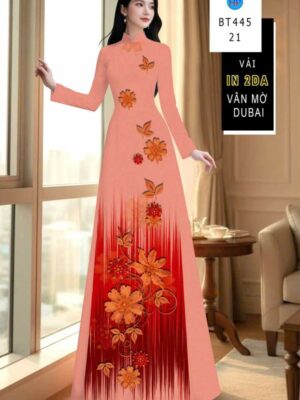 Vải Áo Dài In 4D AD BT445