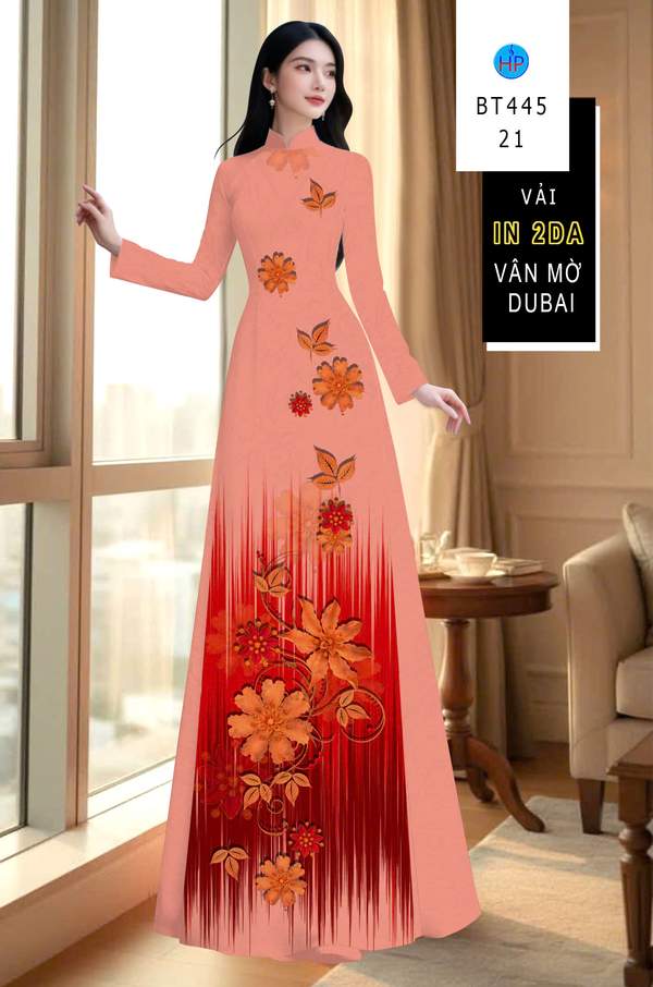 Vải Áo Dài In 4D AD BT445