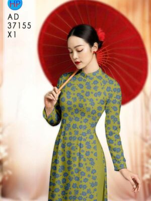 Vải Áo Dài Hoa Đều AD 37155
