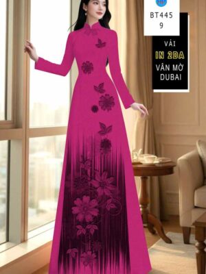 Vải Áo Dài In 4D AD BT445