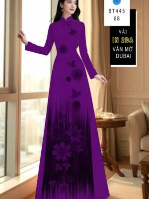 Vải Áo Dài In 4D AD BT445