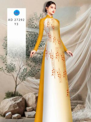 Vải Áo Dài Hoa Văn AD 27292