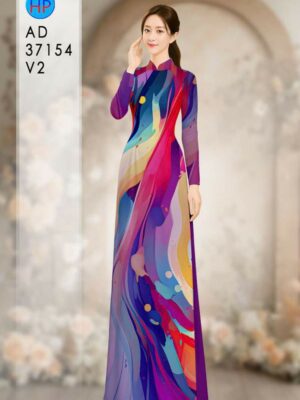 Vải Áo Dài Hoa Văn AD 37154