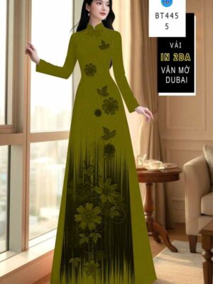 Vải Áo Dài In 4D AD BT445