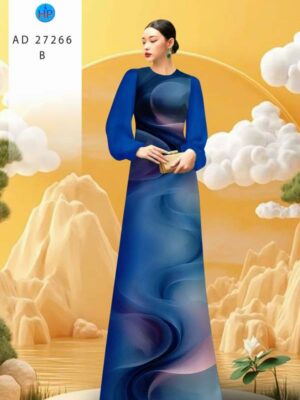 Vải Áo Dài Hoa Văn AD 27266