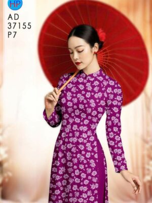 Vải Áo Dài Hoa Đều AD 37155