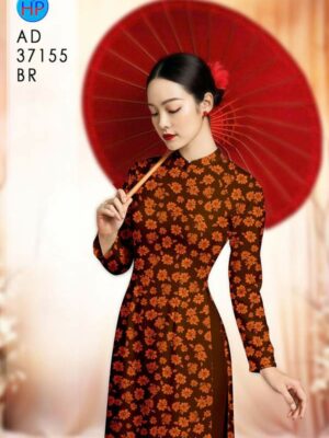 Vải Áo Dài Hoa Đều AD 37155