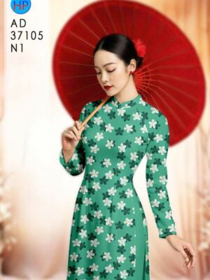 Vải Áo Dài Hoa Đều AD 37105