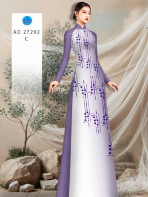 Vải Áo Dài Hoa Văn AD 27292