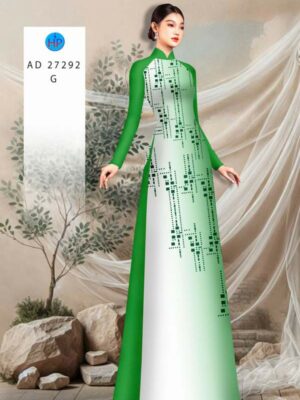 Vải Áo Dài Hoa Văn AD 27292