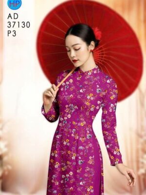 Vải Áo Dài Hoa Đều AD 37130
