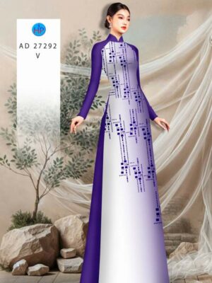 Vải Áo Dài Hoa Văn AD 27292
