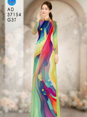 Vải Áo Dài Hoa Văn AD 37154