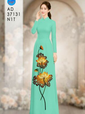 Vải Áo Dài Hoa Sen AD 37131