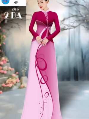 Vải Áo Dài In 4D AD LY248