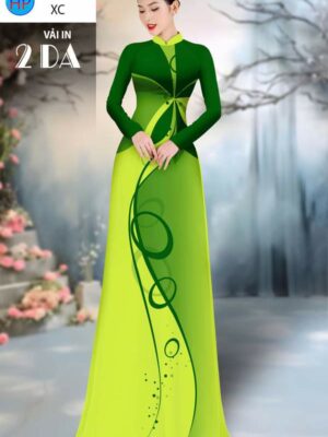 Vải Áo Dài In 4D AD LY248
