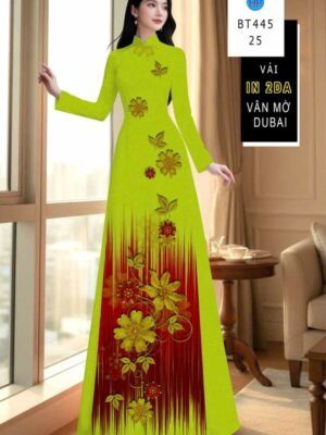 Vải Áo Dài In 4D AD BT445