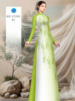Vải Áo Dài Hoa Văn AD 27292