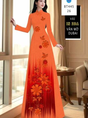 Vải Áo Dài In 4D AD BT445