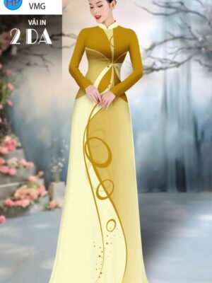 Vải Áo Dài In 4D AD LY248