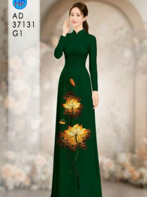 Vải Áo Dài Hoa Sen AD 37131