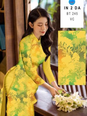 Vải Áo Dài In 4D AD BT245