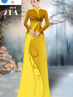 Vải Áo Dài In 4D AD LY248