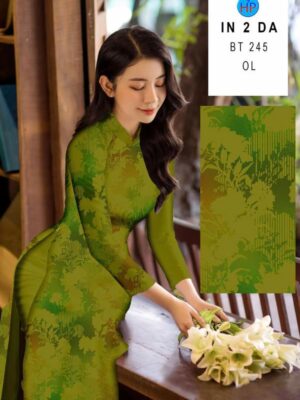 Vải Áo Dài In 4D AD BT245