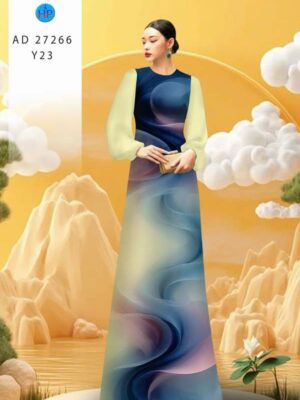 Vải Áo Dài Hoa Văn AD 27266