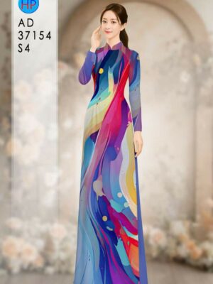 Vải Áo Dài Hoa Văn AD 37154