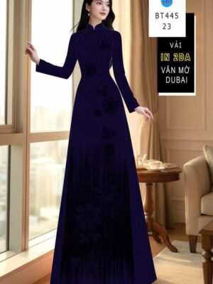 Vải Áo Dài In 4D AD BT445