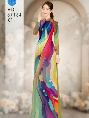 Vải Áo Dài Hoa Văn AD 37154