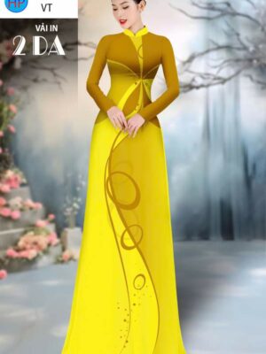 Vải Áo Dài In 4D AD LY248
