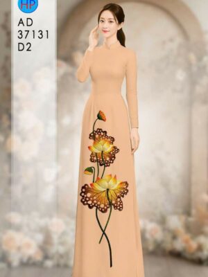 Vải Áo Dài Hoa Sen AD 37131