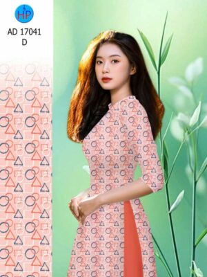 Vải Áo Dài Hoa Văn AD 17041