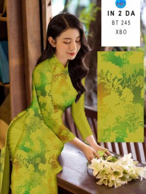 Vải Áo Dài In 4D AD BT245