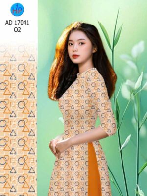 Vải Áo Dài Hoa Văn AD 17041