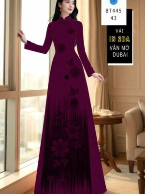 Vải Áo Dài In 4D AD BT445